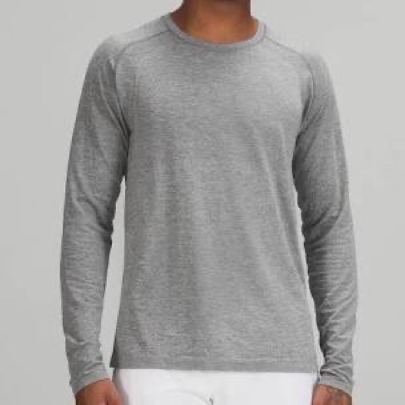 Lululemon Metal Tech Vent Long Sleeve in Charcoal - Picture 2 of 10